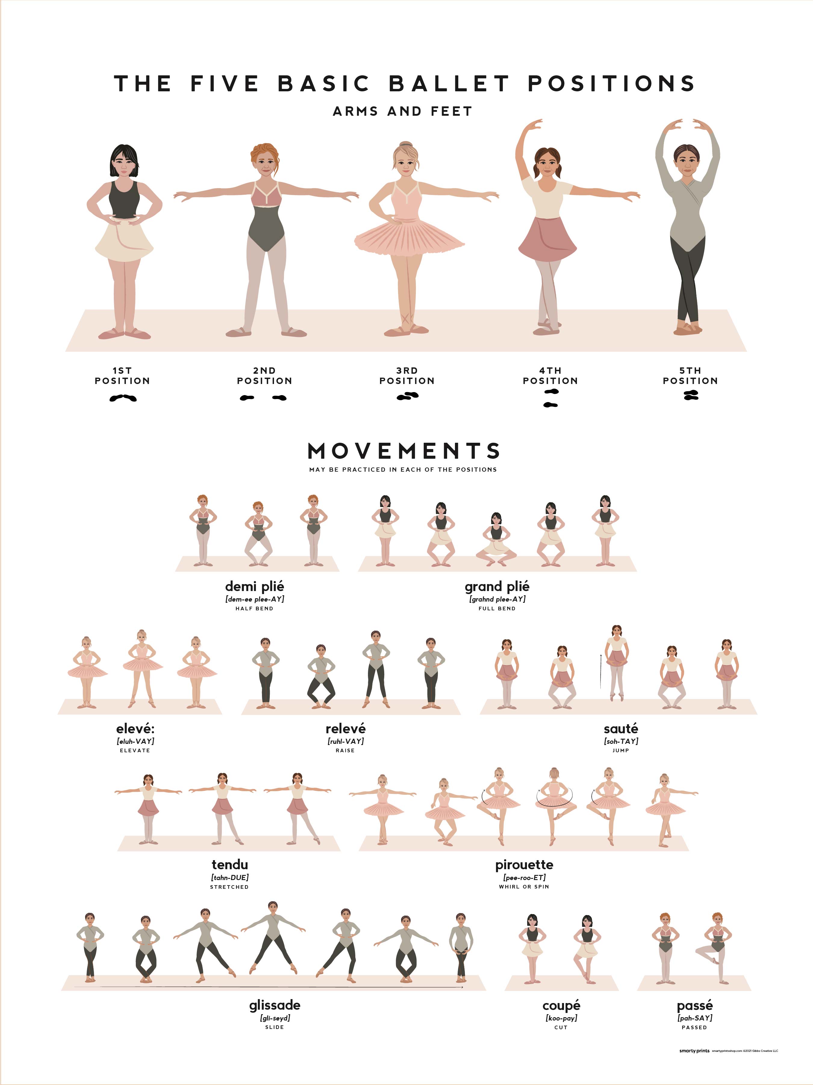 Ballet Roles Ballet Barre Positions