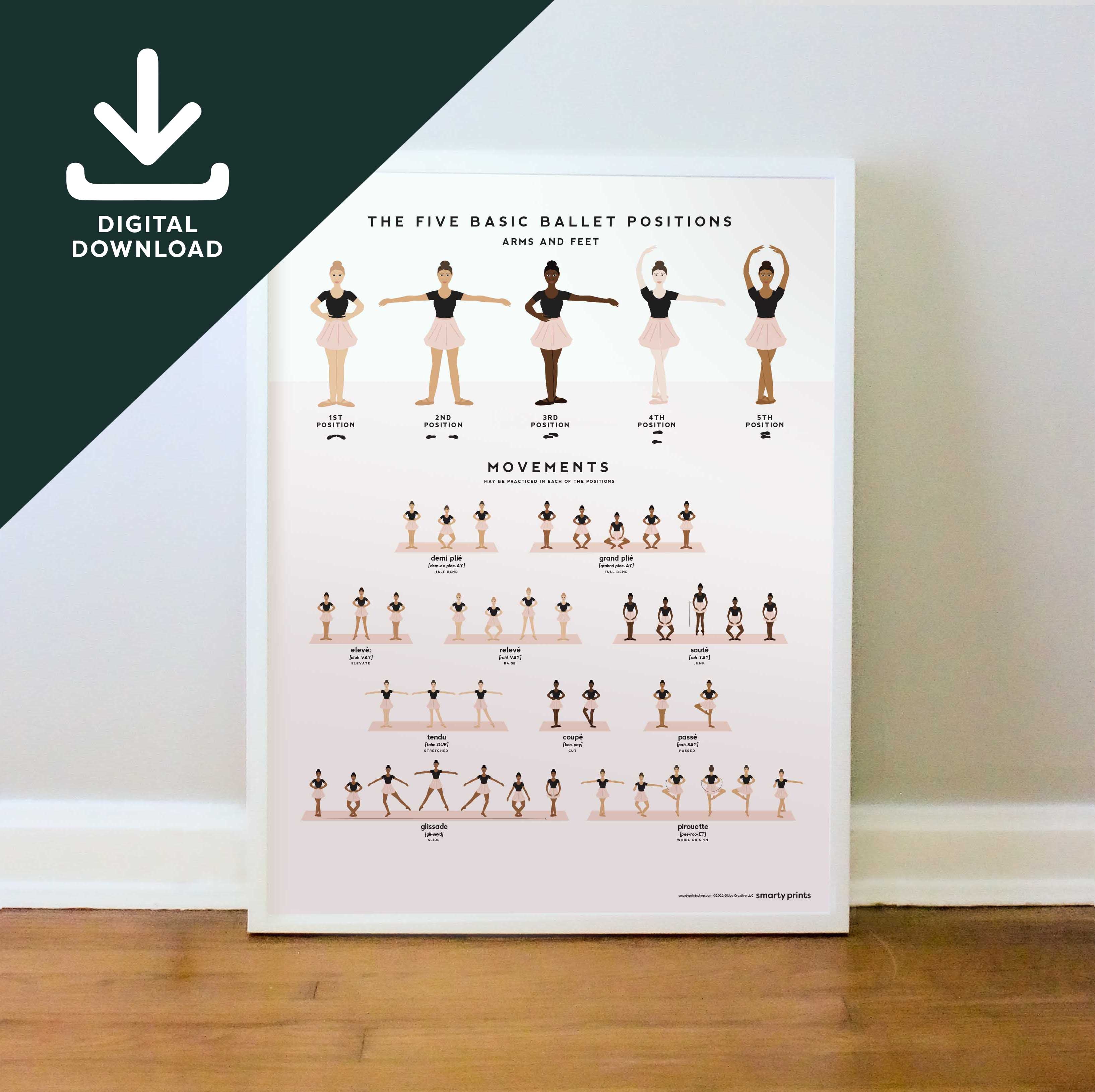 Ballet Positions Printable