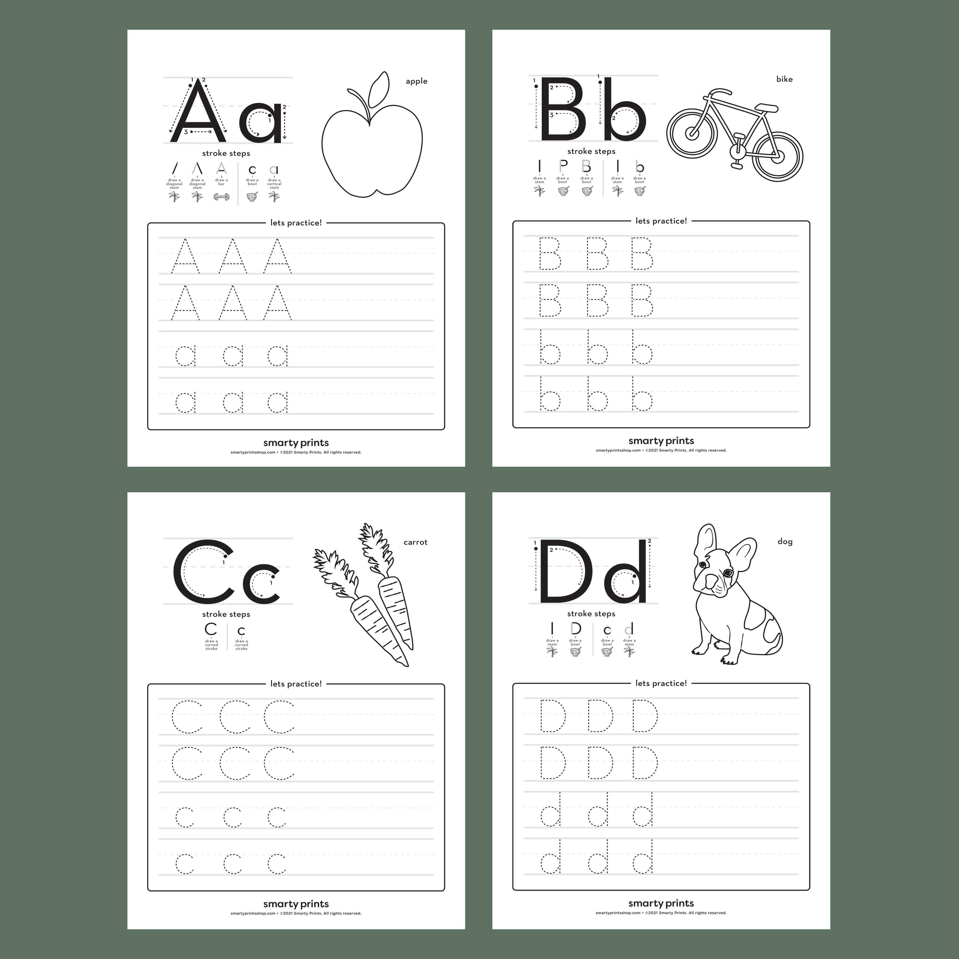 Letters / Letter Worksheets  Writing practice, Kindergarten